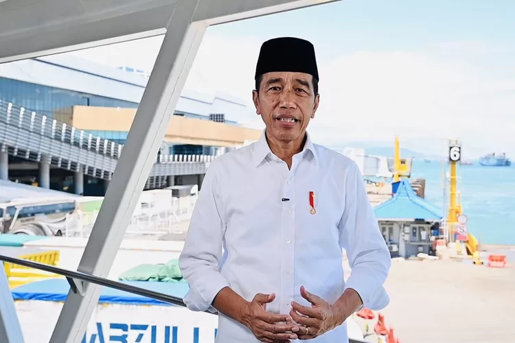 Presiden Jokowi Ucapkan Selamat Hari Raya Idul Fitri 1444 H/2023. (ayopontianak.com/Biro Pers Sekretariat Presiden)