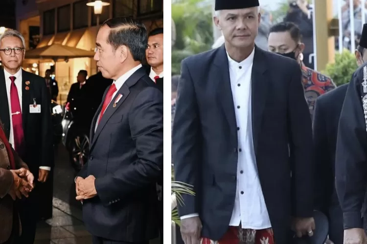 Kolase foto Prabowo Subianto, Ganjar Pranowo, dan Presiden Jokowi (Instagram @prabowo &amp; @ganjar_pranowo)
