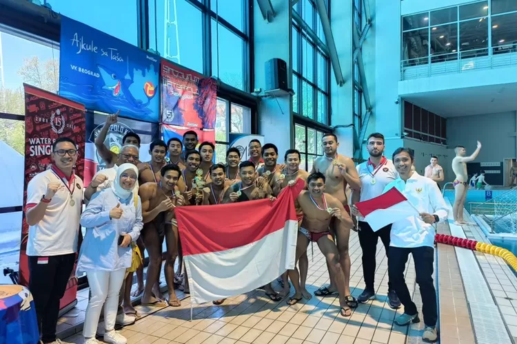 Timnas Polo Air Indonesia juara di turnamen Eropa dalam persiapan SEA Games 2023.