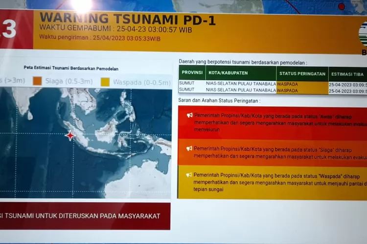 Gempa Magnitudo 7,3 Guncang Mentawai, Berpotensi Tsunami warga Padang lari ke Tempat Ketinggian