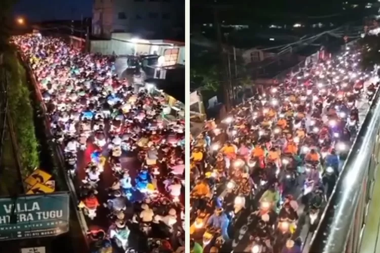 Viral kemacetan parah terjadi di kawasan Puncak, Kabupaten Bogor, Jawa Barat (Pmjnews)