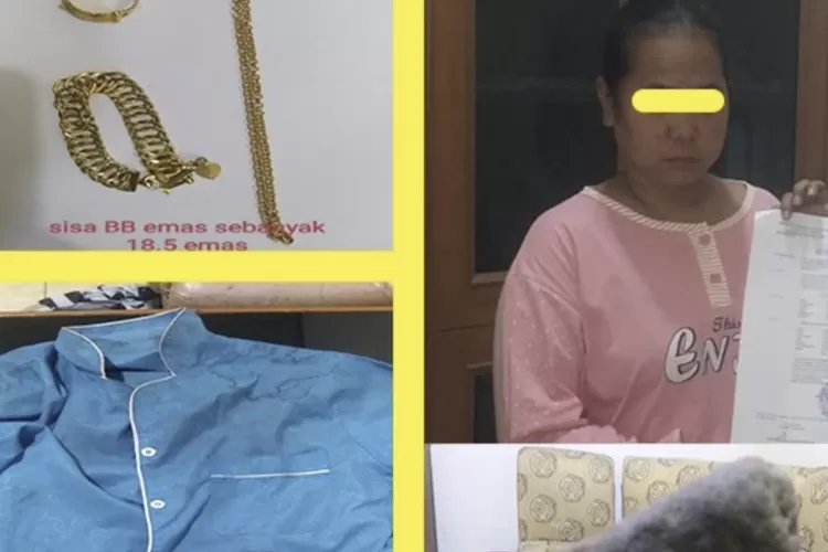 Pukul Ibu dengan Batu Untuk Curi Perhiasan Emas, Seorang Perempuan di Tanah Datar Ditangkap Polisi