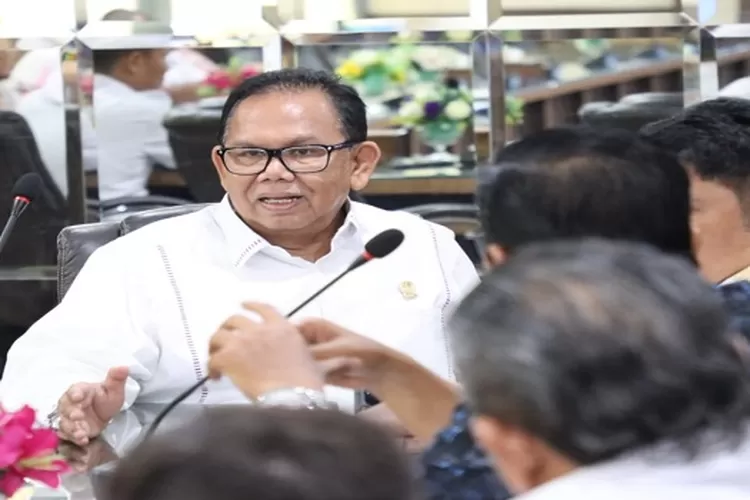 Ketua DPRD Sumut Baskami Ginting Beri Himbauan Terkait Arus Balik Lebaran. (Realitasonline/mis)