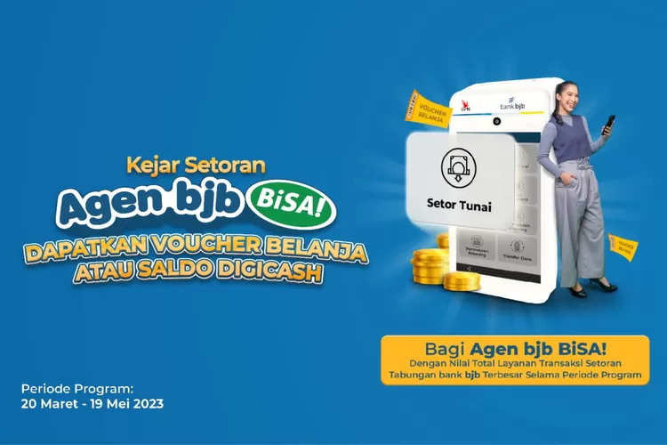 bank bjb Manjakan Agen bjb BiSA! dengan Hadiah Voucher Belanja dan Saldo DigiCash (bank bjb)