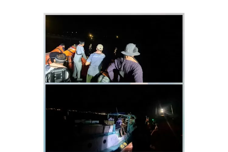 Stasiun Bakamla Kupang bersama Tim SAR Gabungan berhasil menyelamatkan 9 orang korban kecelakaan kapal ikan yang mengalami kebocoran di perairan antara Pulau Kera dan Pulau Semau, Kupang. Foto: Humas Bakamla RI