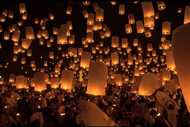 Festival Lampion (Instagram @borobudurmeditation)