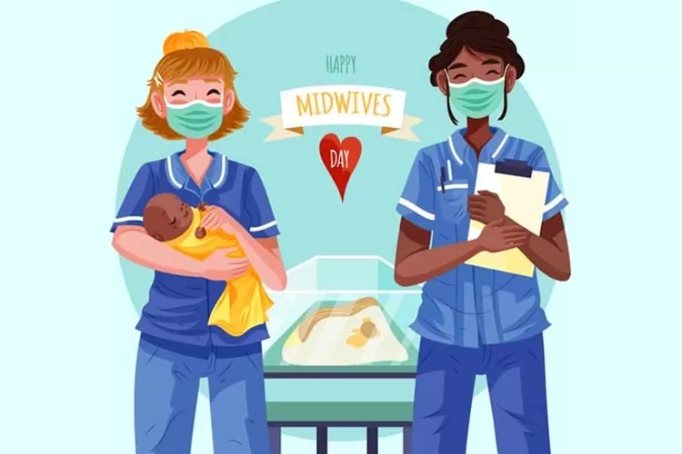 Ilustrasi foto Hari Bidan Sedunia 2023. (Freepik.com/freepik)