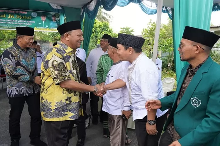 Pj Bupati Langkat Syah Afandin hadiri halal bi halal Al Washliyah di Stabat (Realitasonline/AA)