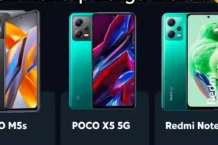 Rekomendasi HP POCO dan Xiaomi dengan spek gahar (Tiktok @d3gadgetins)