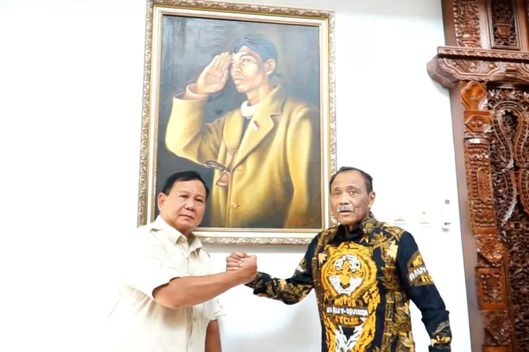 Ketum Partai Gerindra Prabowo Subianto mendapat dukungan penuh dari mantan komandannya Subagyo HS (Gerindra)