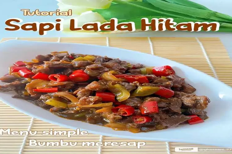 Berikut ini Resep Sapi Lada Hitam yang mudah dan enak (@Ghassani_27/Lemon 8)