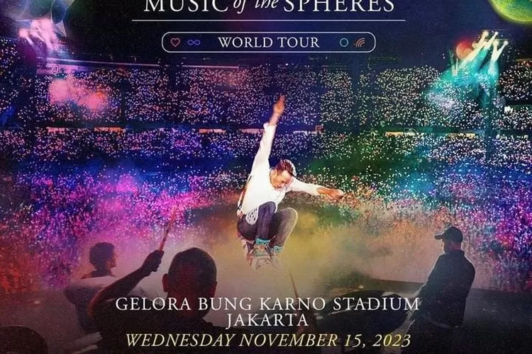 Harga Tiket Konser Coldplay di Jakarta yang Dijual Tanggal 19 Mei