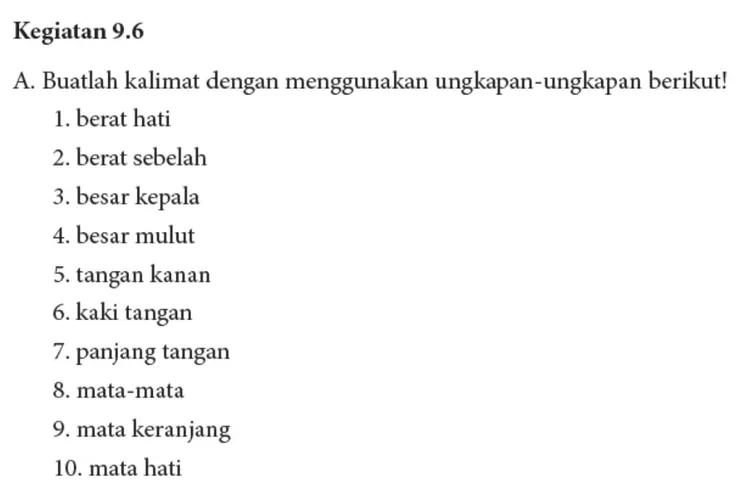 Kegiatan 9 6 Bahasa Indonesia kelas 8 halaman 246 247 Kurikulum 2013