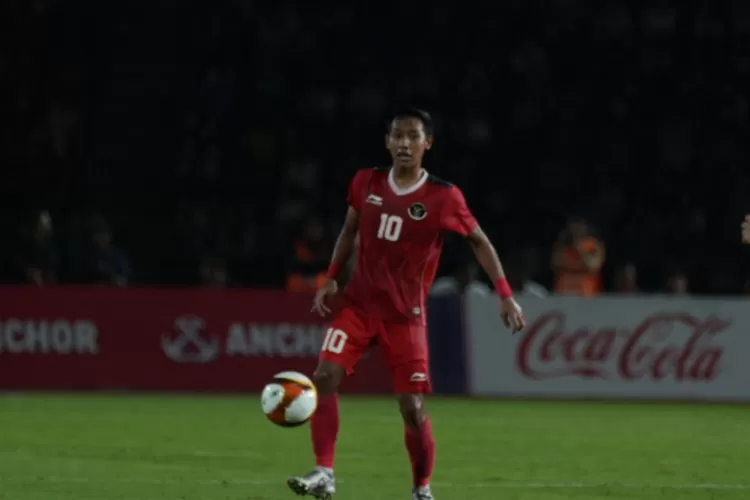 penampilan Beckham Putra pada pertandingan timnas Indonesia vs Kamboja ( pssi.org)