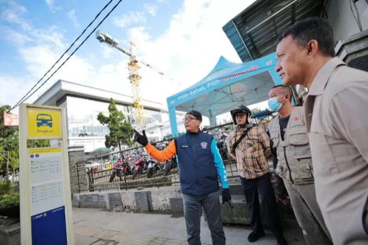 Ilustrasi proses ducting di Jalan Riau hingga Jalan Banda Bandung. (Dok Humas Pemkot Bandung)