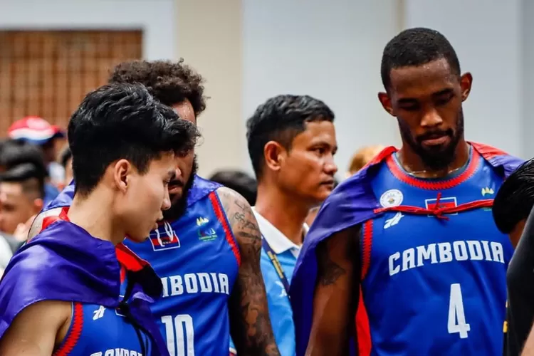 Tim Basket Kamboja kalahkan Filipina di SEA Games 2023 (Instagram/ @cambodiabasketball)