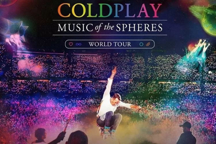Poster konser Coldplay di Jakarta (ANTARA/instagram/pkentertainment.id) 