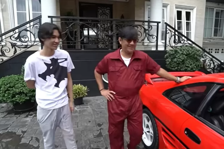 Andre Taulany Beri Hadiah Mobil untuk Anaknya (Tangkapan layar Youtube Taulany TV)