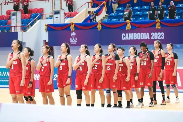 Timnas Basket Putri Indonesia raih medali emass di SEA Games 2023 (Perbasi)