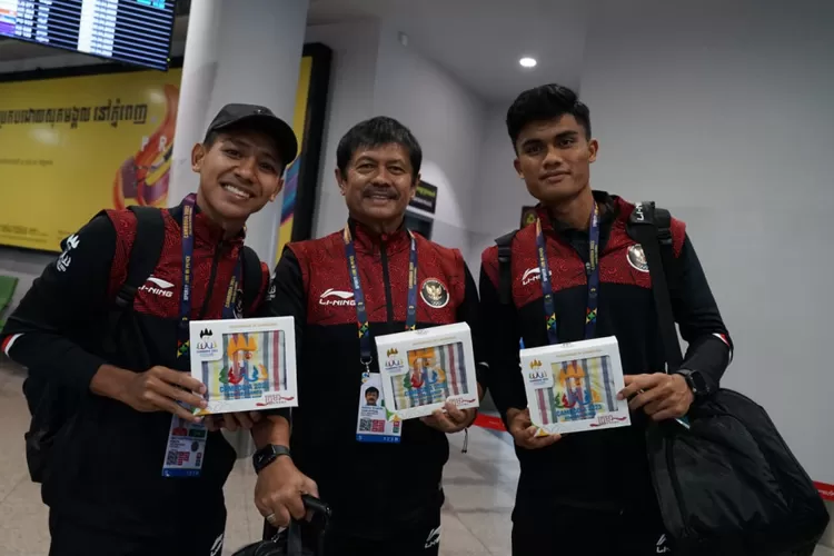 Coach Indra Sjafri bersama pemain timnas (Foto: PSSI)