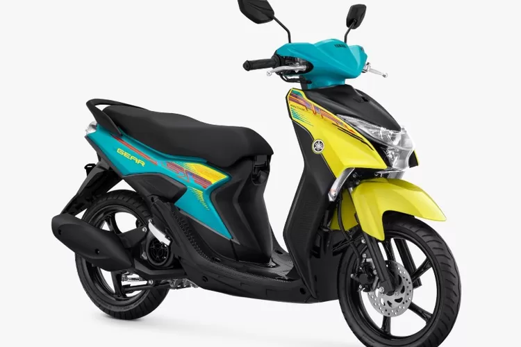 Sobat otomotif idolaku keren, warna anyar motor Yamaha GEAR 125 membuat kendaraan itu bertambah cantik dan mengkilat, dengan harga jual yang sangat murah. (Yamaha Jambi)