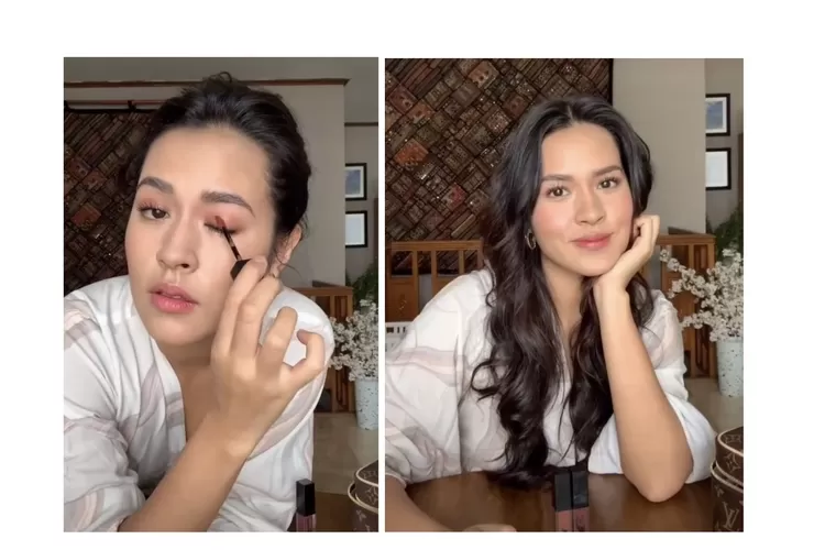 Tips Tampil Glowing ala Penyanyi Cantik Raisa Meski di Rumah Saja, Intip Bocoran Makeupnya Yuk! (Foto: Tiktok @raisa6690)