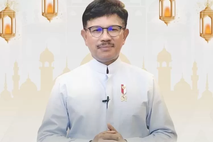 Johnny G Plate, Menkominfo jadi tersangka dugaan Korupsi BTS (Instagram @kemenkominfo)