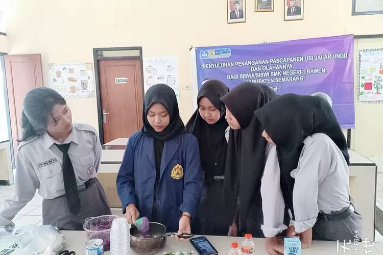 Dosen FTP USM Berikan Penyuluhan Pengolahan Ubi Jalar Ungu