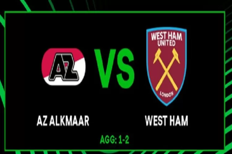 AZ Alkmaar vs West Ham Liga Konferensi Eropa UEFA 2023 Semifinal West Ham Unggul (www.instagram.com/@europacnfleague)