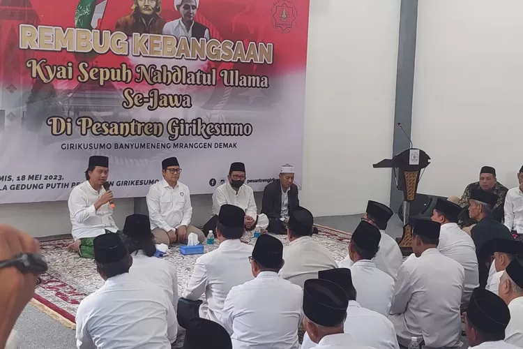 Acara Rembug Kebangsaan untuk mendukung Cak Imin maju Pilpres 2024. (Istimewa)