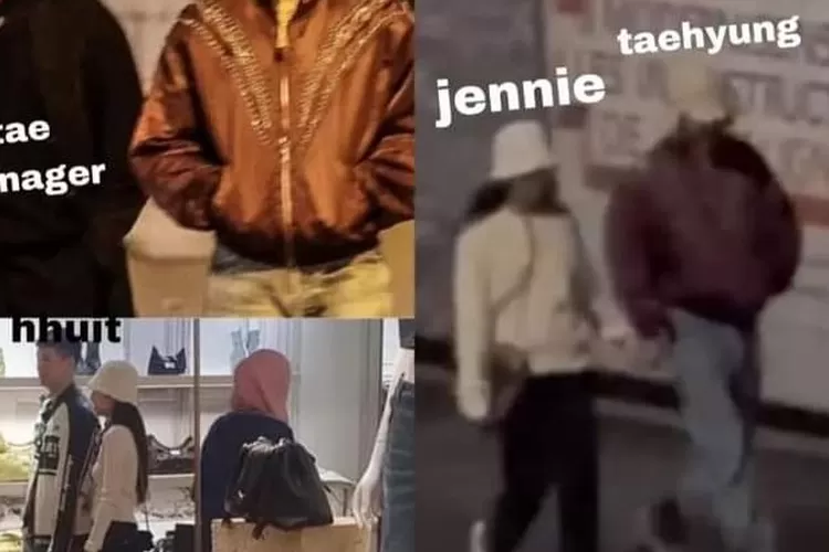 Rumor Kencan V BTS dan Jennie Blackpink di Paris Dibantah Cosplayer V. Begini Tanggapan Fans/twitter @euniclesss