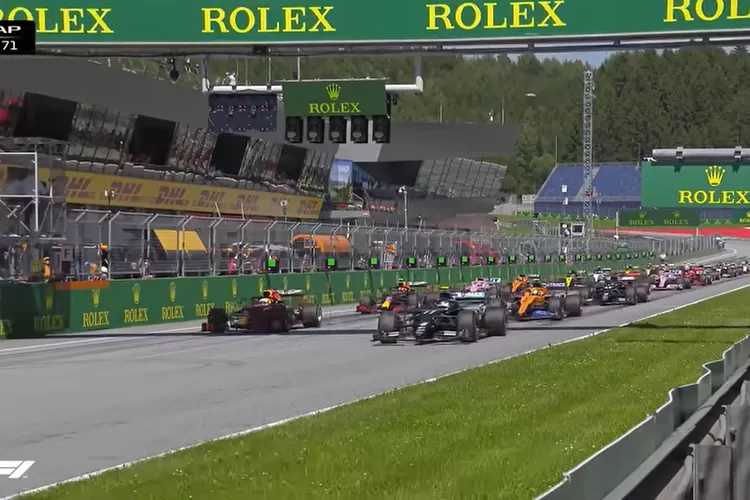 Grand Prix Austria sebagai balapan Formula 1 pembuka di tahun 2020 (YouTube Formula 1)
