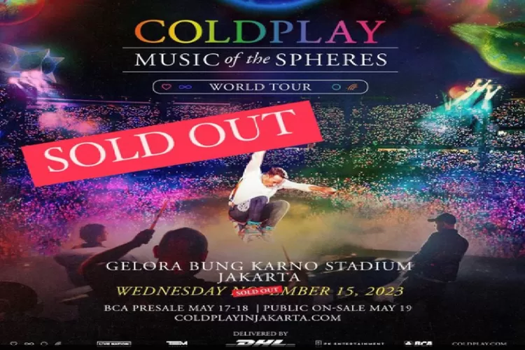 Tiket konser Coldplay Jakarta sold out (Twitter @/idnwantscoldplay)