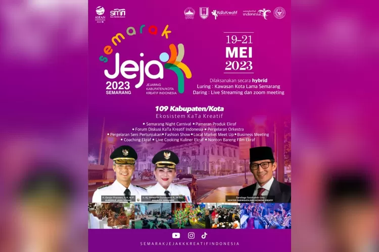 Semarak Jejakk bakal digelar di Kota Semarang malam ini.  (Semarak Jejakk)