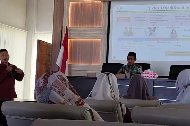 Sosialisasi pencegahan stunting di Kantor Kemenag Batang. (Dok. Istimewa)