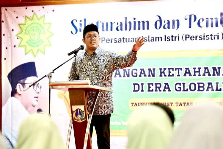 Ketua Bidang Garapan Kajian Politik dan Kebijakan Publik Dewan Tafkir Pimpian Pusat Persatuan Islam (PP Persis) Ustaz Tatan Ahmad Santana - Foto: Henry Lukmanul Hakim