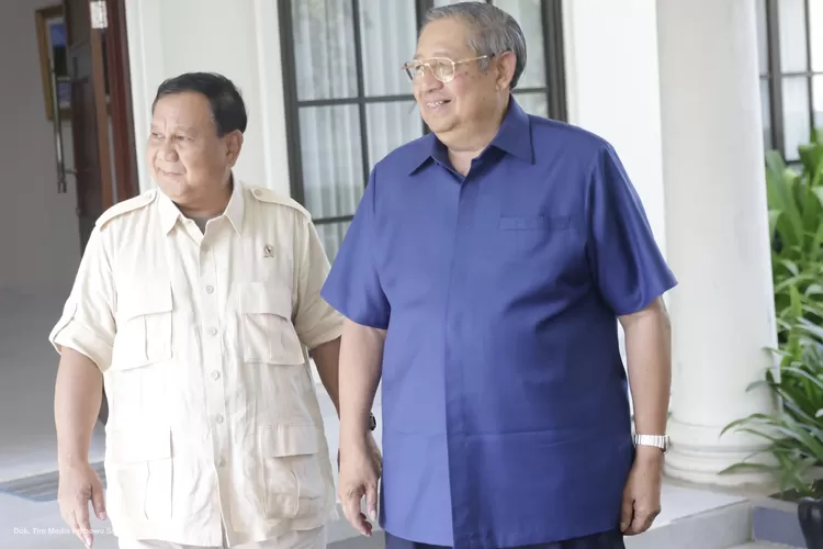 Momen Menhan Prabowo bertemu SBY (Kemhan RI)