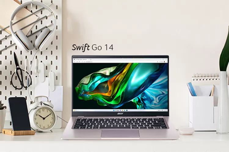 Acer Swift Go 14, Laptop cocok untuk mobilitas tinggi. (acerid.com)