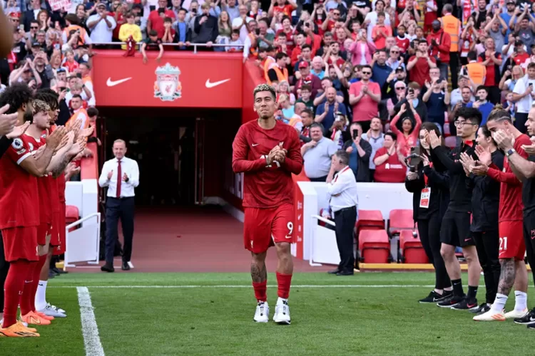 Firmino Selamatkan Liverpool di Laga terakhirnya di Anfield