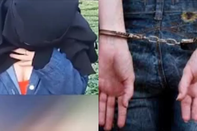 Ilustrasi wanita bercadar pemeran video syur di kebun teh Ciwidey ditangkap  (Kolase ist)