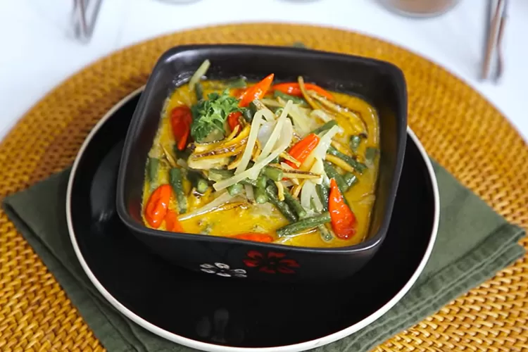 Kreasi masakan: Resep sayur lodeh kacang panjang ala Chef Rudy (YouTube Rudy dan Sahabat TV)
