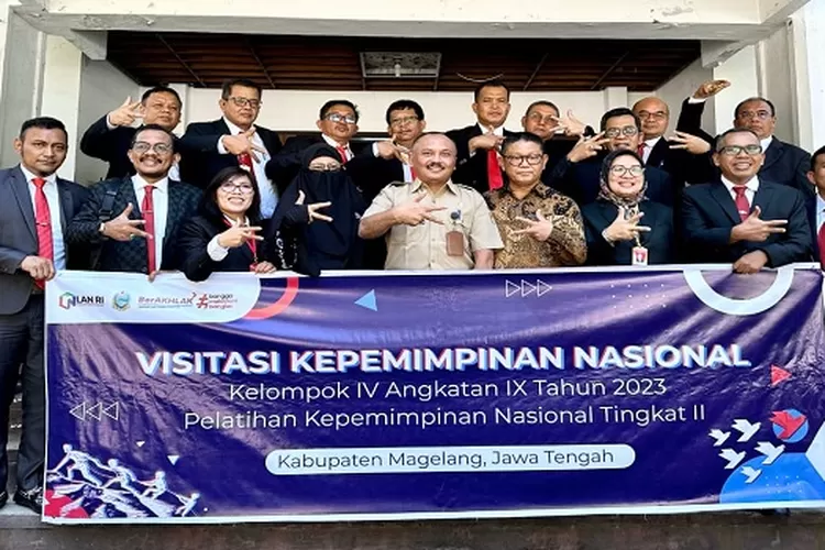 BPSDM Sumut membawa peserta Pelatihan Kepemimpinan Nasional Tingkat II angkatan IX tahun 2023 melakukan visitasi ke Kabupaten Magelang  (Realitasonline.id/Dok)