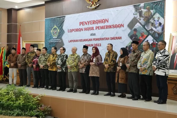 Pemerintah Kabupaten Demak meraih WTP atas Laporan Keuangan Pemerintah Daerah (LKPD) Kabupaten Demak Tahun Anggaran 2022.  (dok Zaidie)