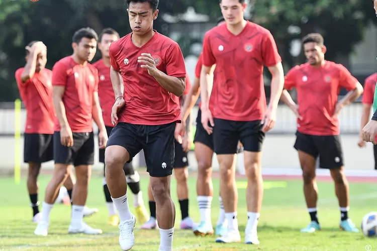 Potret latihan Timnas Indonesia jelang laga FIFA Match Day (instagram.com/pssi)