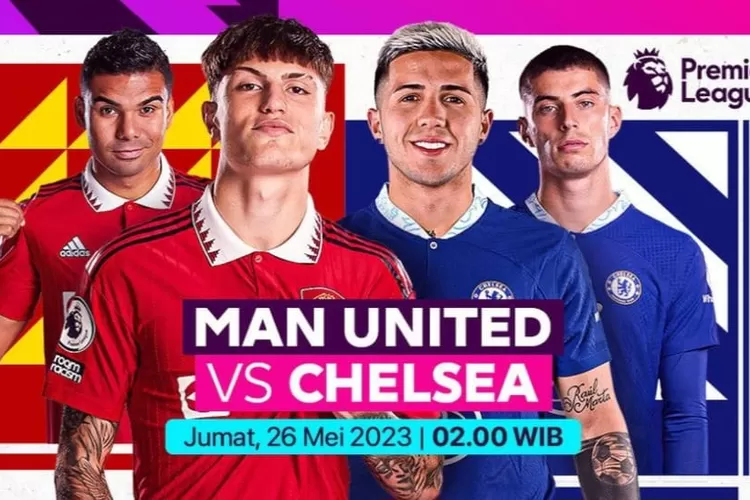 Siaran Langsung Live Streaming Manchester United vs Chelsea, 02.00 WIB, Bukan di NobarTV atau Score808 (vidio.com)