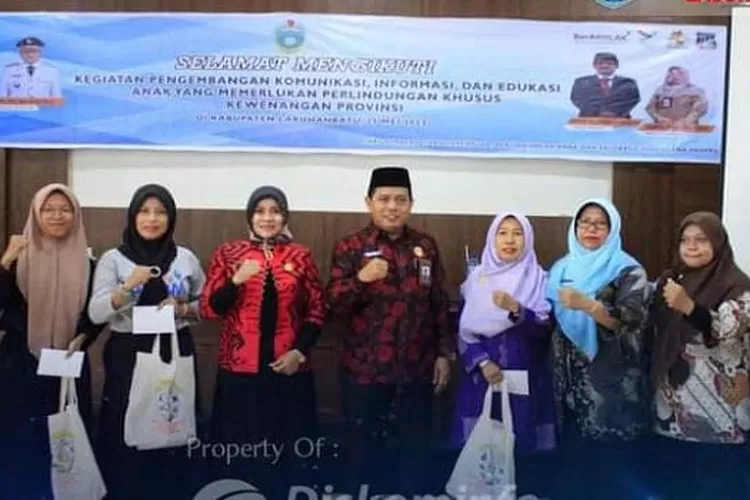 DP3A Labuhanbatu dan Provsu dalam kegiatan sosialisiasi Komunikasi, Informasi dan Edukasi Anak (Realitasonline.id/RS)
