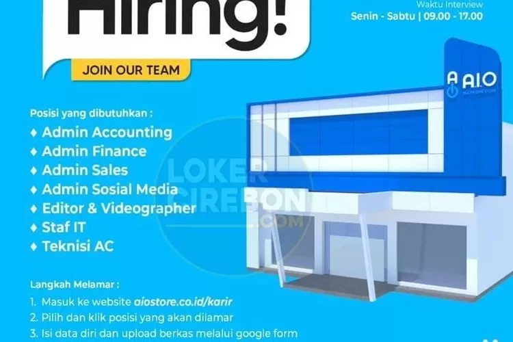 Daftar Loker Cirebon 2023 Minimal Lulusan SMA, Simak Kualifikasinya