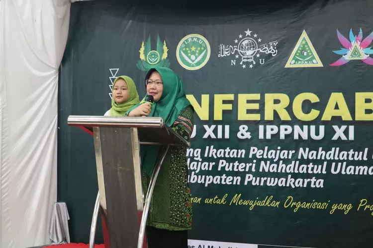 KH Rois Syuriah PC NU Purwakarta ikut ajak seluruh kader IPNU dan IPPNU dukung Ifa Faizah Rohmah. (Foto/Istimewa.)