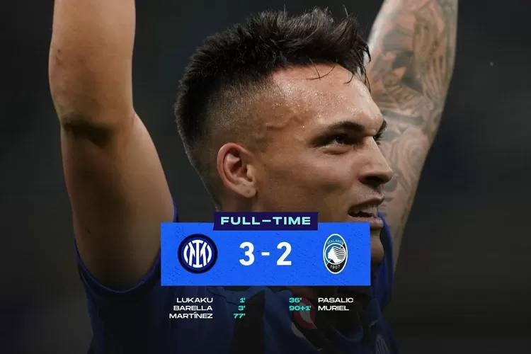 Hasil Skor Inter Milan vs Atalanta 3-2 (dok Instagram @seriea)