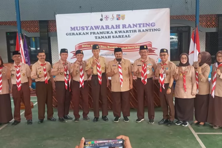 Kwarran Pramuka Tanah Sareal Kota Bogor Mengadakan Musran